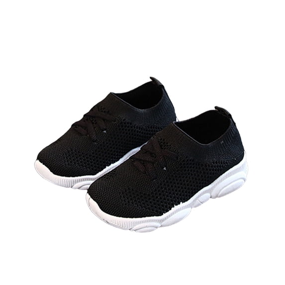 Toddler Girl Boy Walking Shoes Breathable Tennis Sneakers Youth Sock - Stretch Knit - Shoes for Boys and Girls Spring Fall