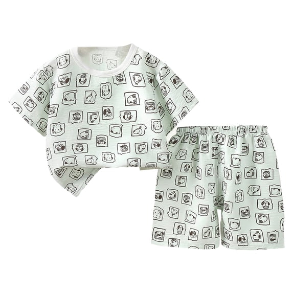 Toddler Girl Clothes, 2Pcs Baby Girl Summer Outfits Ruffle Sleeveless Shirts Floral Tops + Shorts Clothing Set 1-5T Girls Summer Set 1-7 Years,2-3 Years