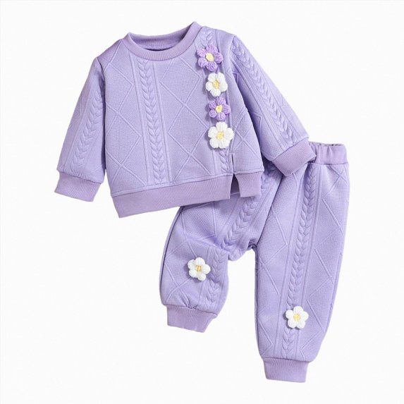 Toddler Girl Clothes Fall/Winter Toddler Baby Girl Fall Clothes Outfit Cute Sweatshirts + Pants Set Kaprioy Baby Girl Clothes