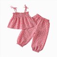 thumbnail image 1 of Toddler Girl Clothes Girl Clothes Set Summer Kid 1T 2T 3T 4T 5T 6T 7T 8T Girl Clothes Shorts Set Cute Floral Printed Sleeveless Top Summer Outfits Cute Kid Clothes Kaprioy, 1 of 4
