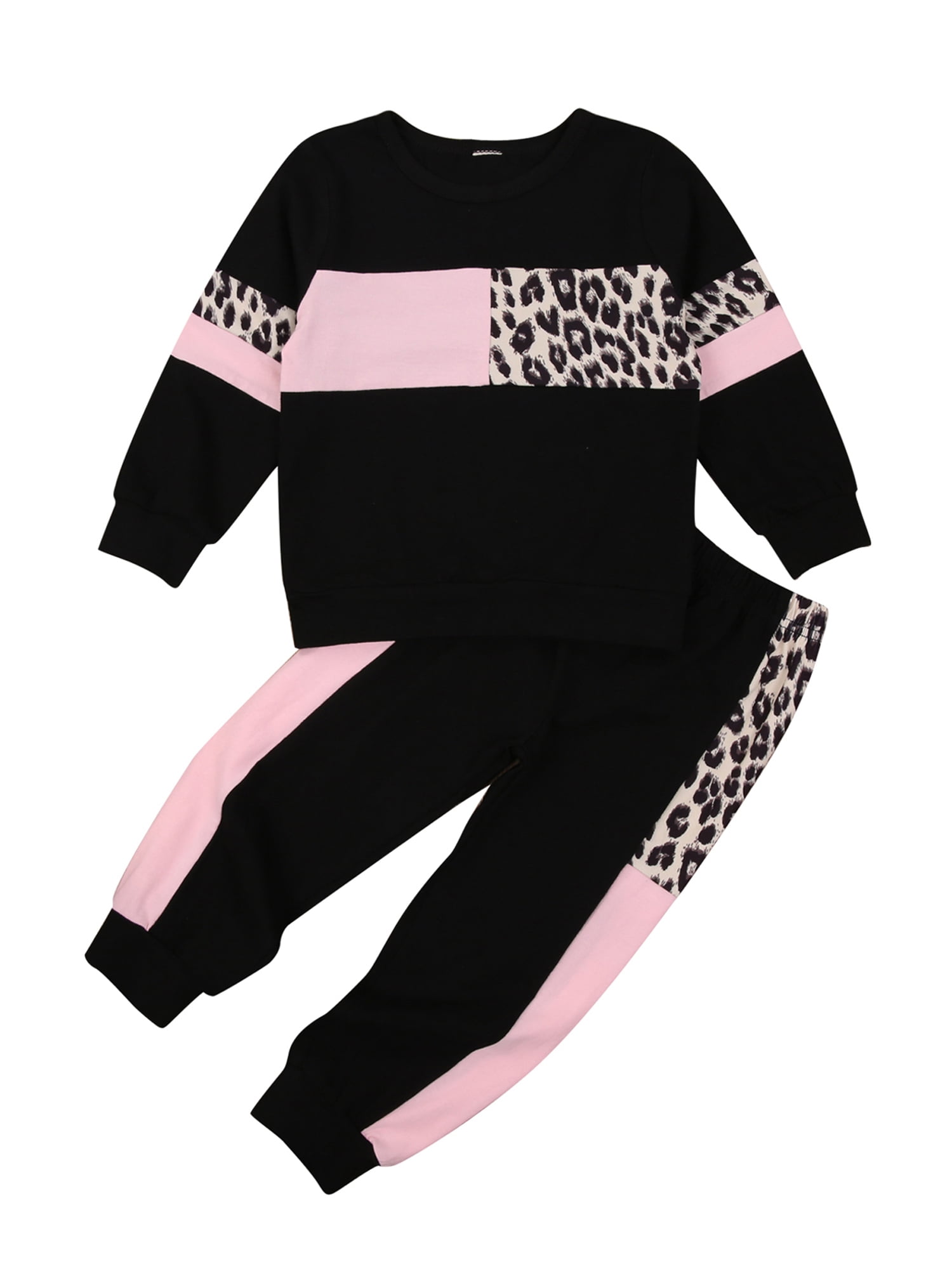 Baby Girls Catgirl Winter Sweatshirt & Pants Set main image 1