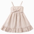 thumbnail image 1 of Toddler Girl Clothes Summer Gingham Ruffle Irregular Plaid Dresses Causal Dress for Little Girls, 1 of 9