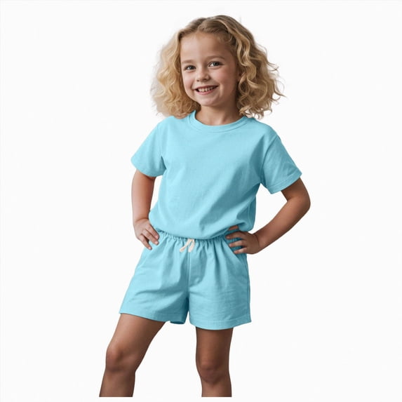 Toddler Girl Clothes Toddler Girls 2 Pack Floral Fashion Summer Clothes Set - Tutu Skirt Tank Top Short Sleeve and Biker Shorts