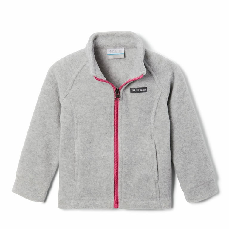 Toddler Girl Columbia Benton Springs Fleece Jacket Color Cirrus Gray Size 3T