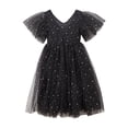 thumbnail image 1 of Toddler Girl Dress Long Dresses Star Printed Casual Dress Big Clothes Summer Sleeveless Dress Kids Sundress,Size 6 Years-7 Years, 1 of 5