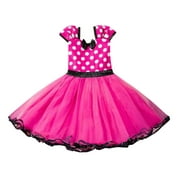 Toddler Girl Dresses Party Polka Dots Party Fancy Tutu Birthday Toddler Girl Clothes