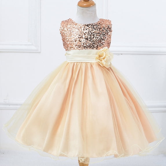 Toddler Girl Dresses Party Spring Summer Print Sleeveless Princess Party Clothing Girls Clothes