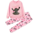 thumbnail image 1 of Toddler Girl Elephant Sweatsuit Outfit Cute Casual Fashion Clothes Sets Little Girl Fall Winter Pants Set 6746-5T, 1 of 6