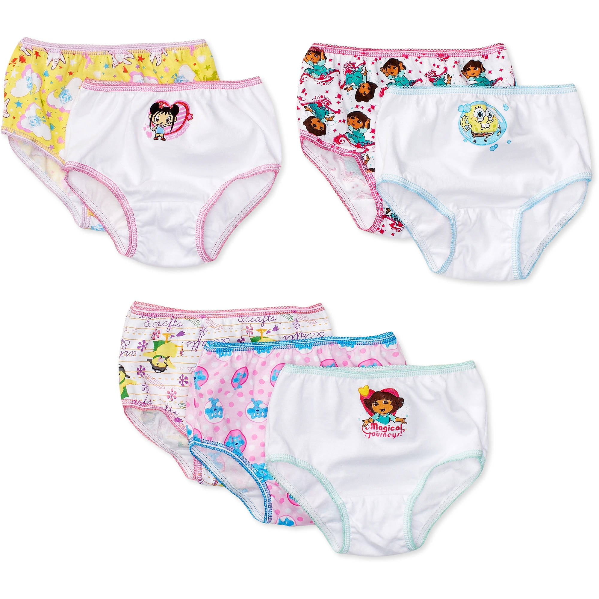 Nickelodeon Paw Patrol - 7 Pack Girls Underwear Briefs