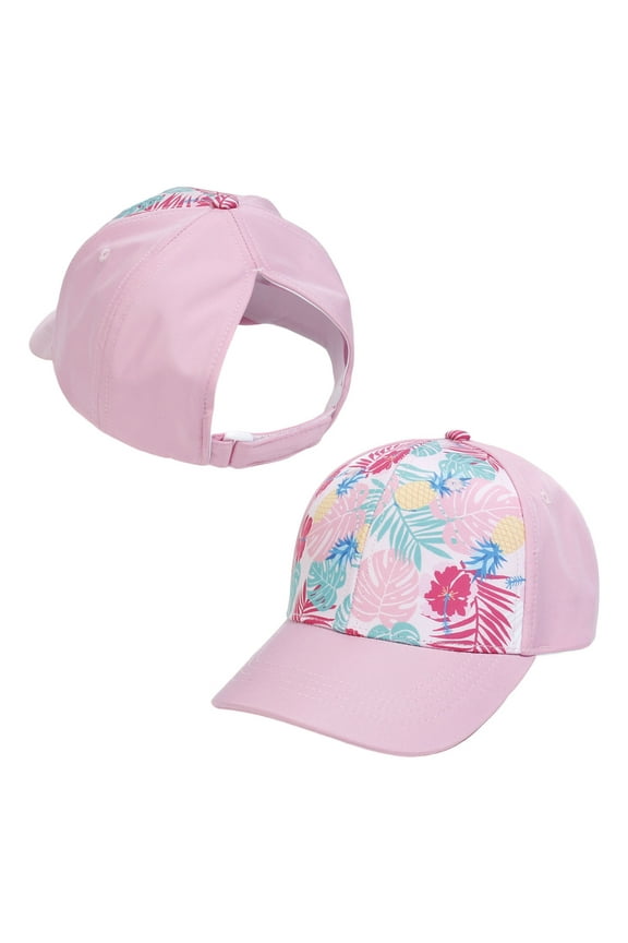 Toddler Girl Hat Kids Baseball Hat Girls Criss Cross Ponytail Hat Mesh Baseball Cap Kids Quick Dry Ponycap Hats Outdoor Summer Sports Hat Age 7-12 Toddler Baseball Hat Caps