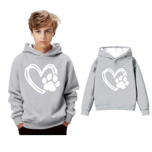 Toddler Girl Hoodies Valentine Sweatshirt Long Sleeve Heart Sweatshirt Crew Neck Sweatshirt Pullover Girls Clothes 1-2 Years