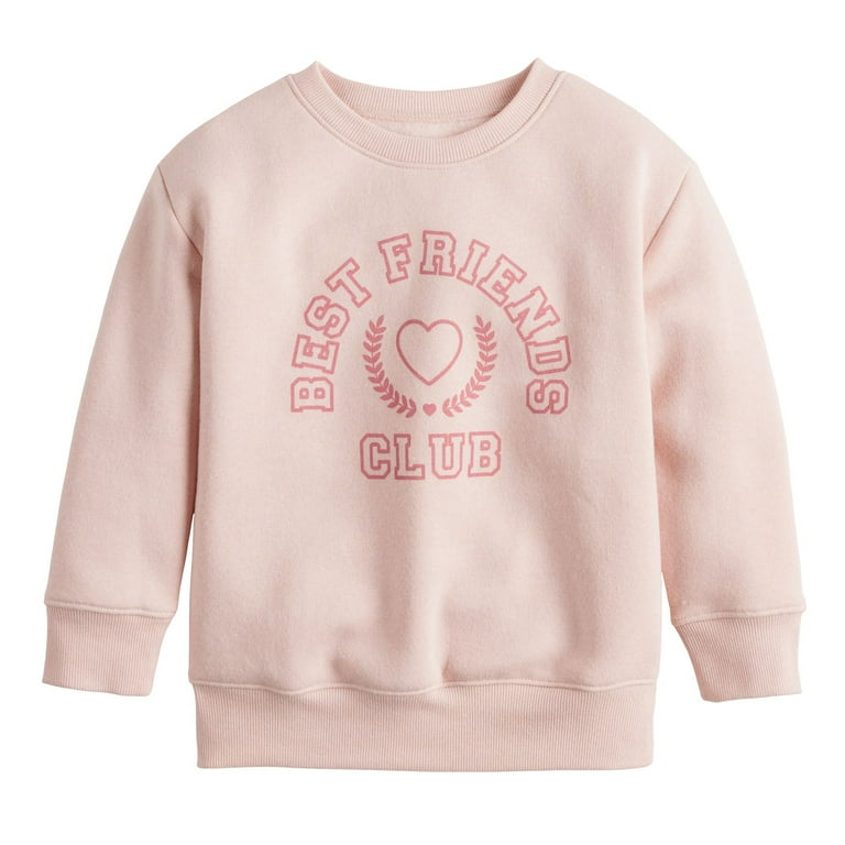 Toddler Girl Jumping Beans® Fleece Crewneck Sweatshirt Color