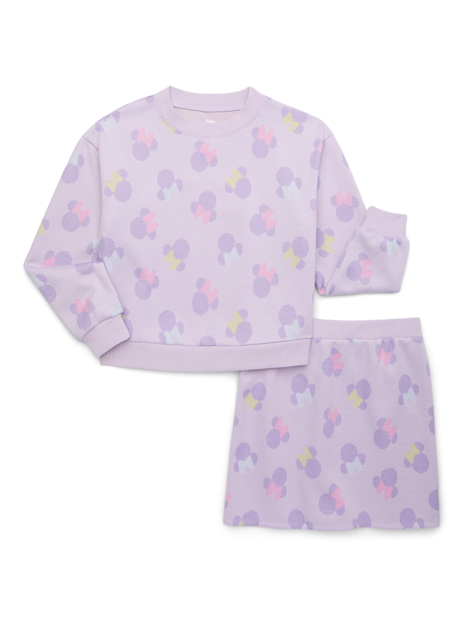 Minnie Mouse Toddler Girls Sweatshirt and Skirt Set, Sizes 12 months-5T