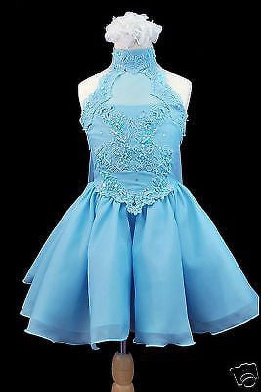 Toddler Girl Pageant Dance Formal Flower Girl Short Aqua Blue Dress 2 3 4 5 6 7 - Walmart.com Toddler Girl Pageant Dance Formal Flower Girl Short Aqua Blue Dress 2 3 4 5 6 7 - Walmart.com