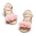 thumbnail image 1 of Toddler Girl Pink Sandals Size 9 - Little Girl Easter Summer Dress Shoes Lightweight Open Toe Beach Holiday, 1 of 5