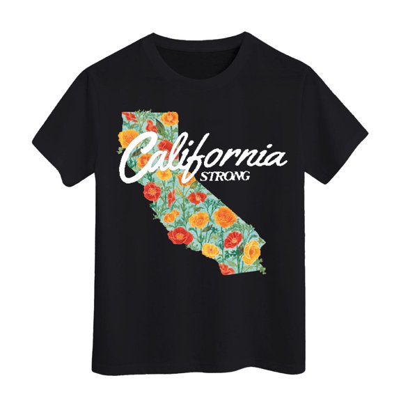 Toddler Girl'S T Shirt Kids La R.I.P Printed Short Sleeved Going Out Tops Size 4-5T
