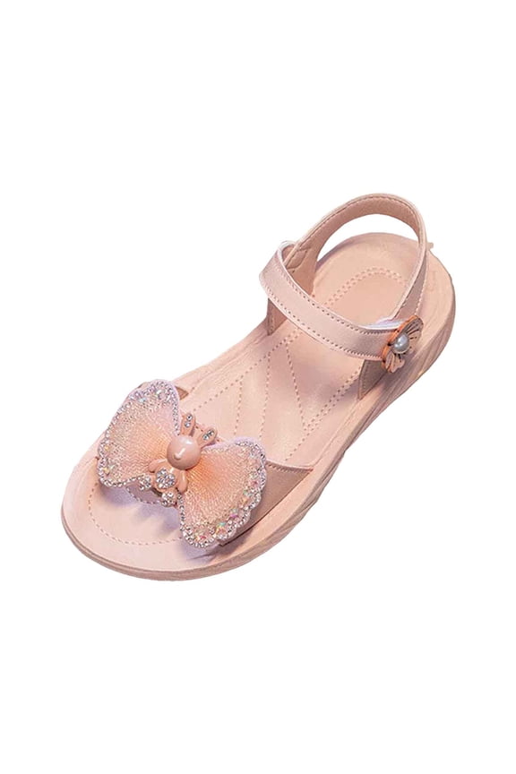 Toddler Girl Sandals Beach Slides for Girls Breathable Lightweight Casual Outdoor School Shoes Kids Ages 4-12 Years Comfortable Summer Footwear Daily Wear Play