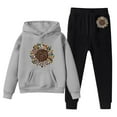 Toddler Girl Sets Fall Sweatshirt Girls Kids Boys Kids Hooded Tracksuit