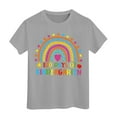 thumbnail image 1 of Toddler Girl Shirts 2t Crew Neck Cute Printed Short Sleeve T Shirts Funny Pullover Tops T-Shirts Infant To Big Kid 8-9 Years, 1 of 5