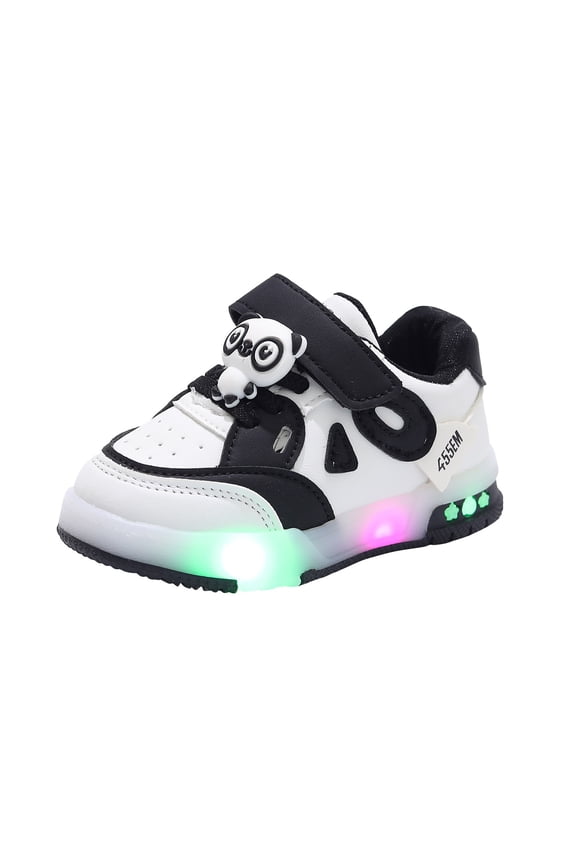 Toddler Girl Shoes Led Light Up Shoes Walking Shoes Casual Shoes Girls' Sneakers,Size 18 Months-24 Months