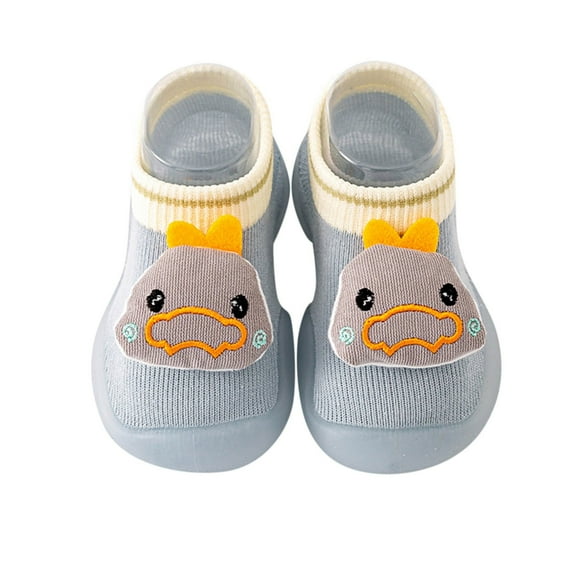 Toddler Girl Shoes Size 27 For 2 Years-2.5 Years Boys Animal Cartoon Socks Warmthe Floor Socks Non Prewalker Toddler Sneakers Blue
