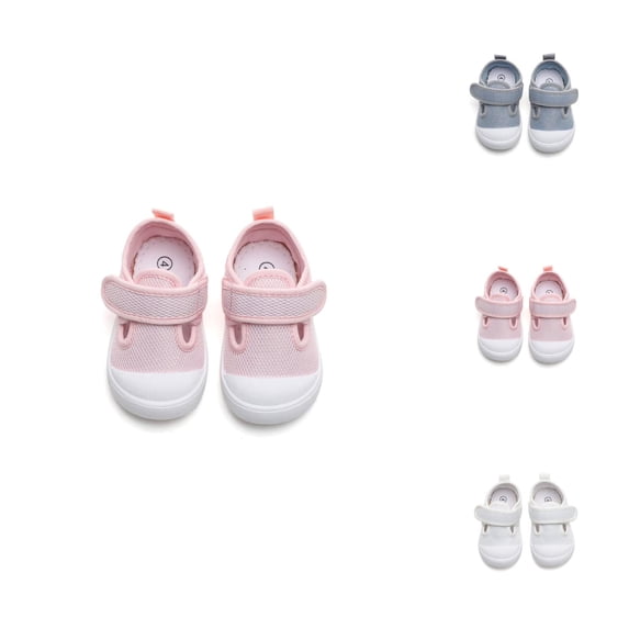 Toddler Girl Shoes Sneakers for Girls Girls Sneakers For Toddlers Lightweight Breathable Canvas Shoes With Hook And Loop Closure For Everyday Casual Outdoor Play Comfortable Walking Shoes