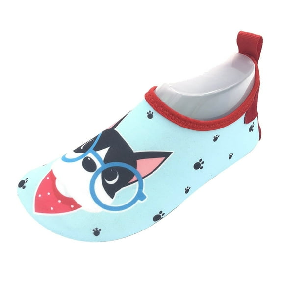 Toddler Girl Shoes Thin Breathable Swimming Shoes Water Park Cartoon Rubber Soled Beach Socks Shoes Skin Diving Shoes Kids Sneakers,Size 12 Months-18 Months