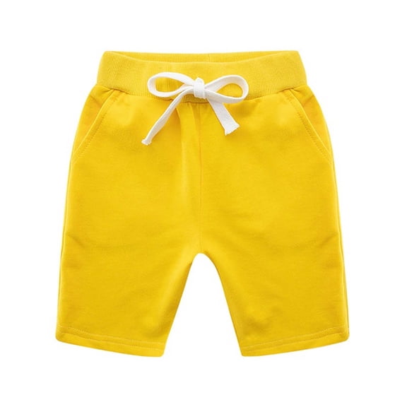 Toddler Girl Shorts 12-18 Months Kids Baby Solid Spring Summer Ruffle Comfortable Breathable Gathering Vacation Leisure Pants