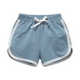 thumbnail image 1 of Toddler Girl Shorts 4-5 Years Baby Active Athletic Running Sleeping Kids Big Summer Beach Sports Leisure Pants, 1 of 4