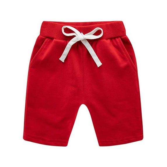 Toddler Girl Shorts 5-6 Years Kids Baby Solid Spring Summer Ruffle Comfortable Breathable Gathering Vacation Outdoor Activities Pants