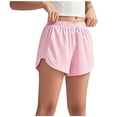 thumbnail image 1 of Toddler Girl Shorts New Flowy Athletic Shorts for Girls Gym Yoga Workout Running Short Pants Casual Summer Skort Skirt Cute Clothes Pinky 7 Years, 1 of 5