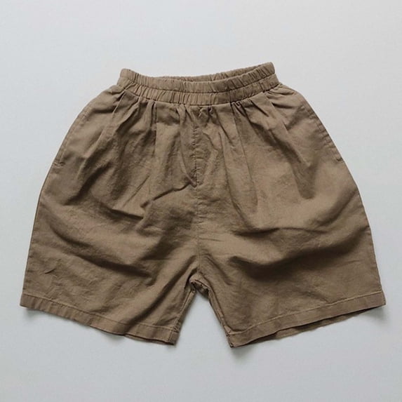 Toddler Girl Shorts Elastic Waist School Kids Pull-On Boys Summer Outfits Girls Soccer Shorts 3-4 Years