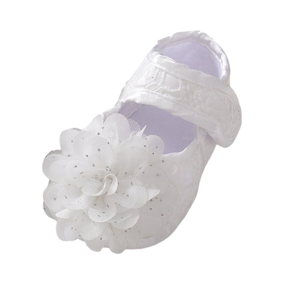 Toddler Girl Sneakers Sizes 0-3 Months Fashionable New Pattern Cute Floral Decoration Hook Loop Lightweight Pink Baby Shoes