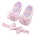 thumbnail image 1 of Toddler Girl Sneakers Sizes 3-6 Months Fashion Soft Sole Pearl Dance Floral Princess Comfortable Breathable Outdoor Trendy Pink Kids&nbsp;Shoes, 1 of 7