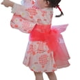 thumbnail image 1 of Toddler Girl Summer Outfits Trendy Stylish Printed Kimono Long Sleeve For Casual Wear Ideal For Year Round Fashion Sets Size 3-4T, 1 of 8