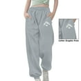 thumbnail image 1 of Girls Sweatpants Joggers High Waist Elastic with Pockets Girls Solid Pants Athletic Leggings Pants for Girls 2-3 Years, 1 of 3