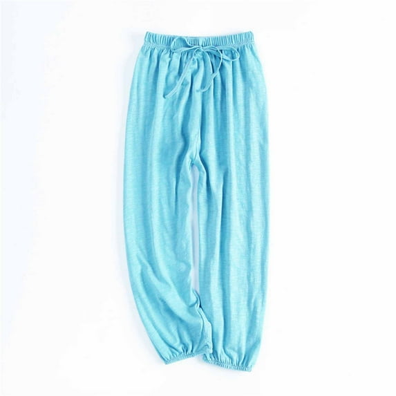 Toddler Girl Sweatpants Lightweight Loose Fit Sun Protection Breathable Cotton Elastic Drawstring Soft Comfy Summer Casual Pants 2-7T