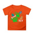 thumbnail image 1 of Toddler Girl Tops 2t Crew Neck Trendy Short Sleeve T-Shirt Cute Printed Girls' Tops, Tees & Blouses Orange,10-11 Years, 1 of 4