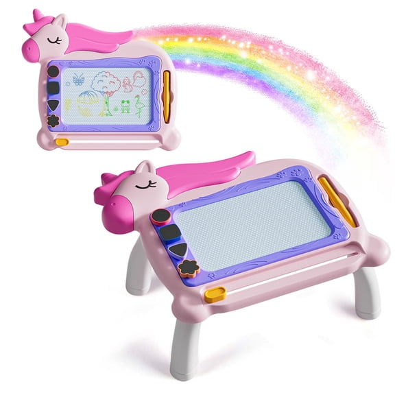 Sytle-Carry Toddler Girl Toys for 1-3 Year Old, Drawing Board Toy, Learning Educational Toys for 3 4 5 6 Year Old Girl Birthday Gift