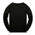 thumbnail image 1 of Toddler Girl Undershirt 2t Tunic Toddler Boys Girls Long Sleeve Solid Prints Nightwear T Shirt Tops, 1 of 3
