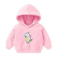 thumbnail image 1 of Toddler Girl Zip Up Jacket Winter Kids Hoodies Boys Girls Hoody Children Pullover Outerwear, 1 of 2