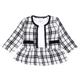 thumbnail image 1 of Toddler Girl's 2 Piece Button Front Long Sleeve Round Neck Jacket and Skirt Outfits Set Size1-9T, 1 of 9