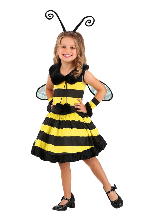 Toddler Girl's Deluxe Bumble Bee Costume
