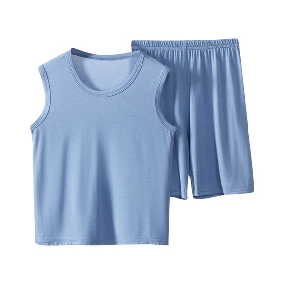 Toddler Girls 2PC Kids Outfit Toddler Girls Clothes Figure & Letter Print Short Sleeve Top Carton Print Pants Set Gibobby(3-4 Years,Blue)