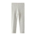 thumbnail image 1 of Toddler Girls Basic Solid Leggings Casual Comfy Soft Cotton Baby Girls' Pants Stretchy Tights Pants Fall Winter Warm Clothes, 1 of 6
