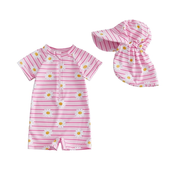 Toddler Girls Bathing Suit Swimwear Summer Newborn Baby Sun Piece Swimsuit Toddler Kids Swimsuits