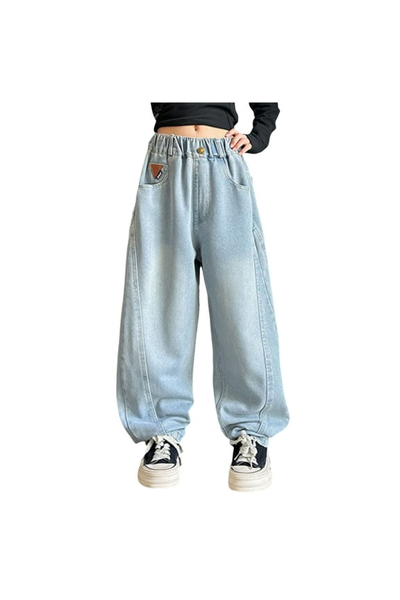 Toddler Girls Bell Bottom Jeans Cute Flare Raw Hem Denim Pants Leggings Hight Waist Stretch Thin Trendy Trouser Clothes Ripped Jeans For Boys