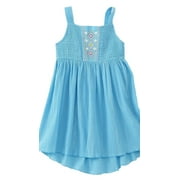 Toddler Girls Blue & Silver Flowy Sun Dress Sundress 12 Months