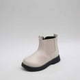 thumbnail image 1 of Toddler Girls Boots Little Kid Shoes Short Boots Girls School Leather Shoes, 1 of 6