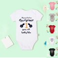 thumbnail image 1 of Toddler Girls Boys 1st Birthday Rompers Short Sleeve Soft Baby Bodysuit Romper For Infant First Birthday Jumpsuit Cute Outfits 6-9 Months, 1 of 3